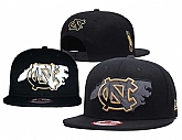 North Carolina Tar Heels Team Logo Black Adjustable Hat GS